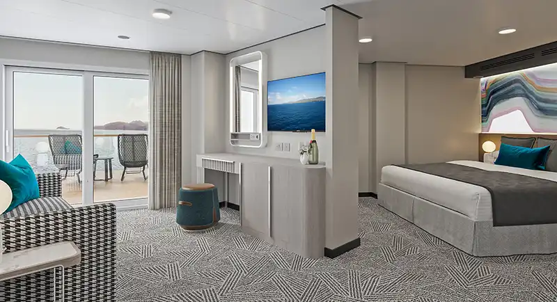 SI Aft-Facing Suite with Large Balcony