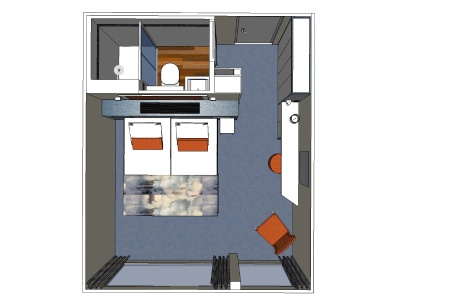 1 single bed main deck croisi-europe-ms-van-gogh-cabina