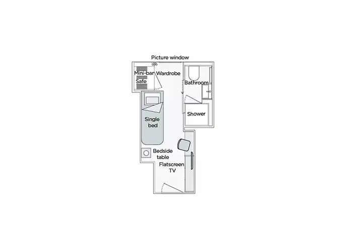 Emerald Single Stateroom - Single Occupancy Only emerald-cruises-emerald-sun-es.webp